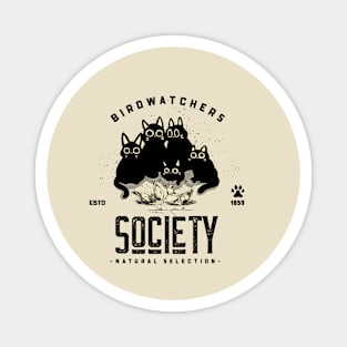 Cat Birdwatchers Society Magnet